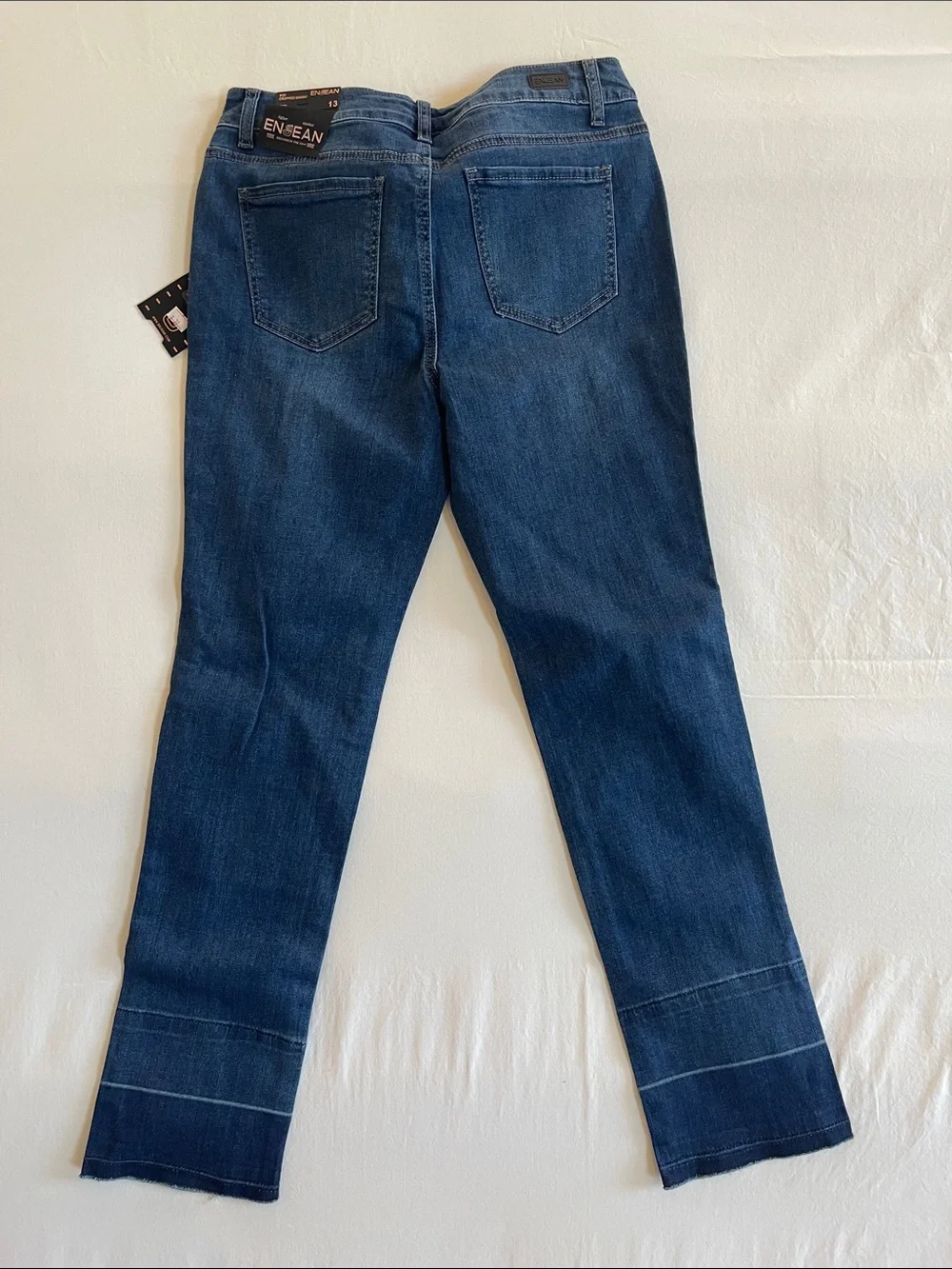 Dark‎ Blue Women's Straight Jeans - Unbranded